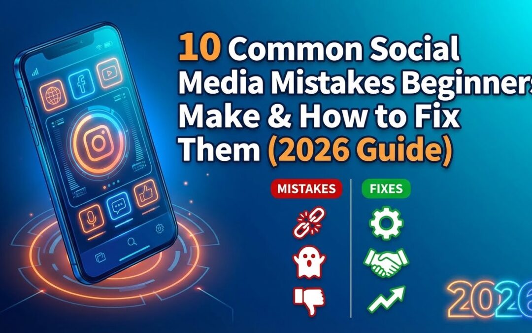 10 Common Social Media Mistakes Beginners Make & How to Fix Them (2026 Guide)