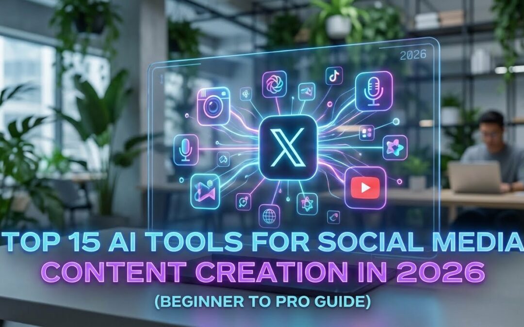 Top 15 AI Tools for Social Media Content Creation in 2026 (Beginner to Pro Guide)